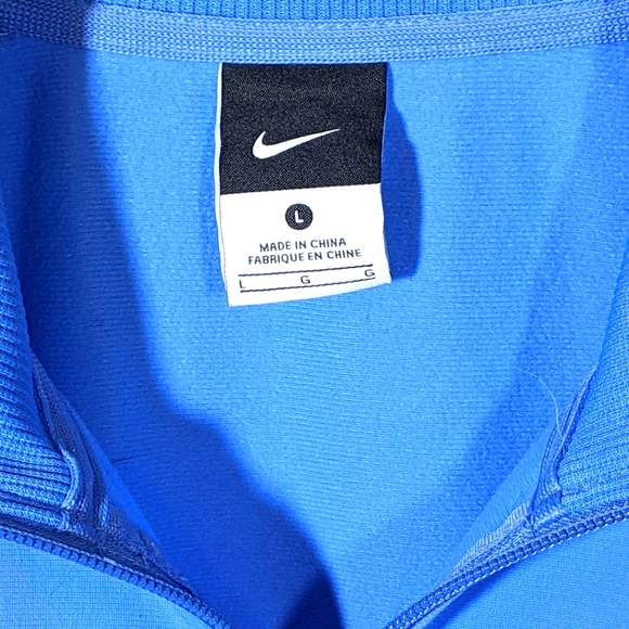 Nike North Carolina Tar Heels Mascot Patch Track Warm-up Jacket Men's Large - Picture 6 of 6